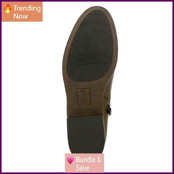 Women's Chelsea Boots Ankle Booties 1 Inch Heel Elastic Goring - Picture 5 of 8